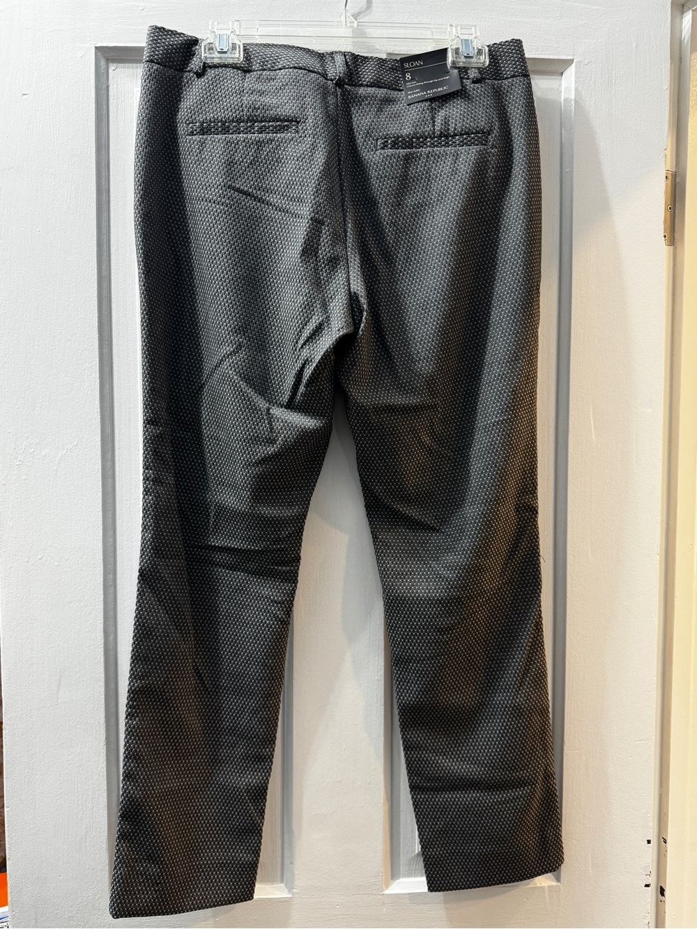 Banana Republic Women's Black Textured Cropped Pants